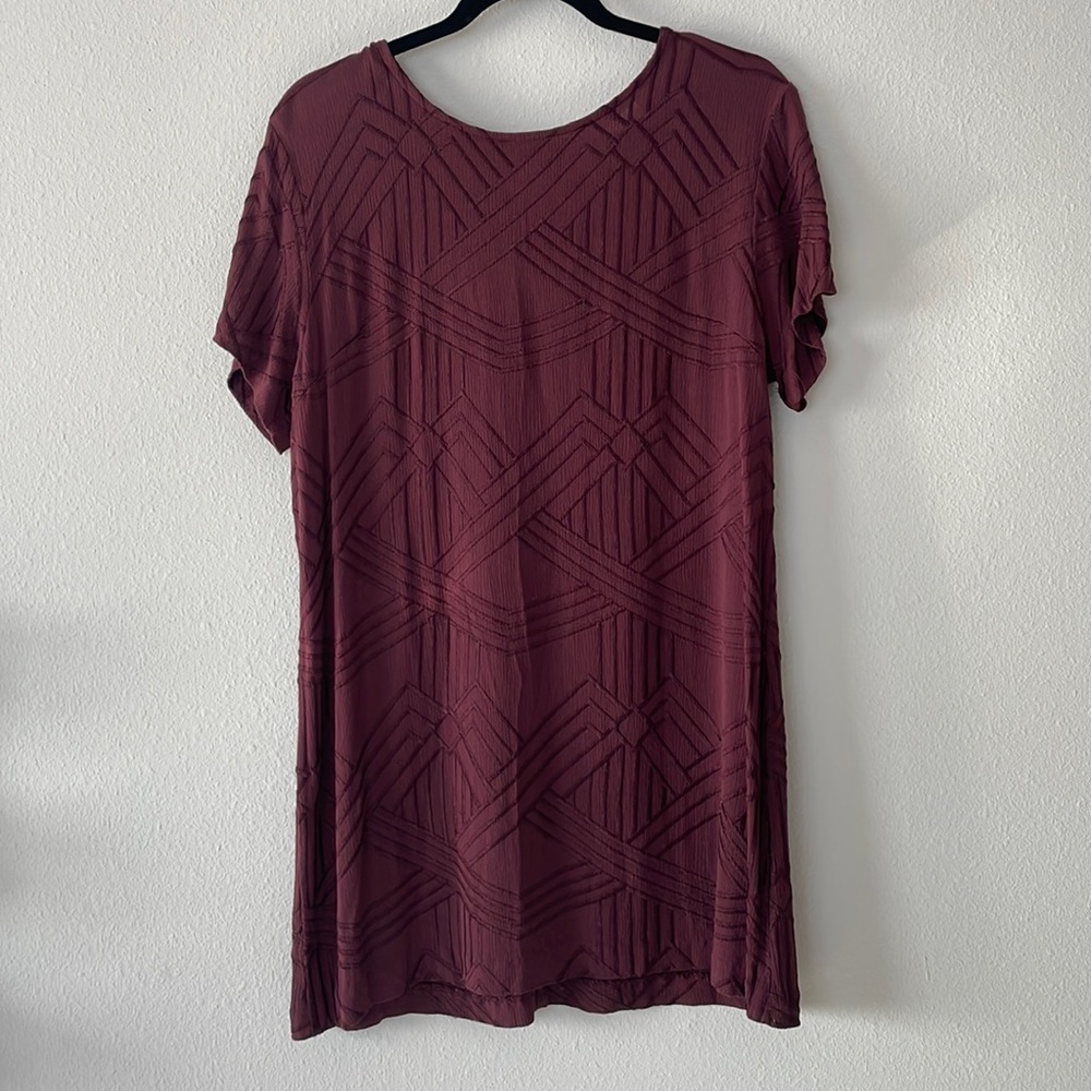 Maroon Dress